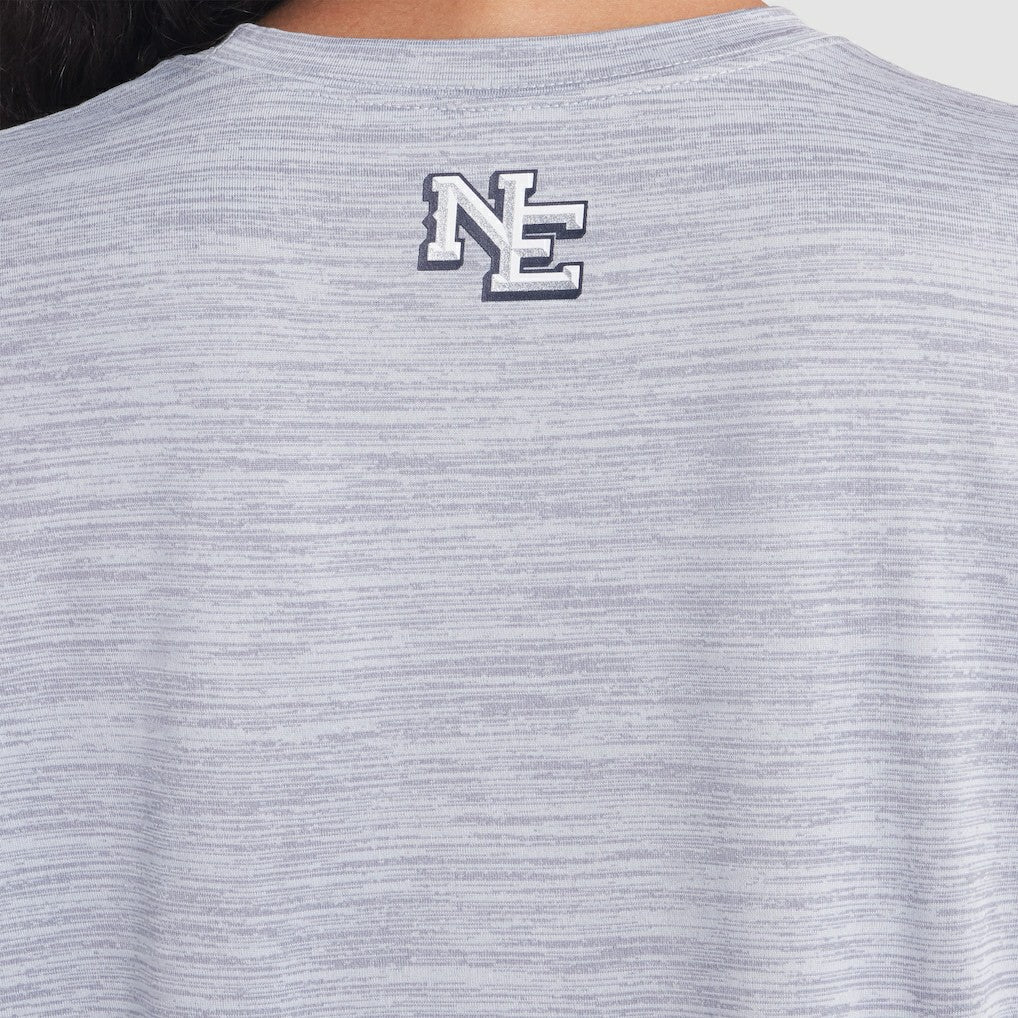 New England Patriots Women's 2025 Rivalries Collection Sideline Velocity Dri-FIT T-Shirt - Silver T-shirts
