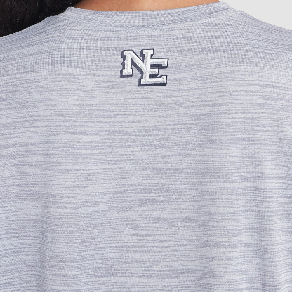 New England Patriots Women's 2025 Rivalries Collection Sideline Velocity Dri-FIT T-Shirt - Silver T-shirts