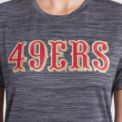 San Francisco 49ers Women's 2025 Rivalries Collection Sideline Velocity Dri-FIT T-Shirt - Heather Charcoal T-shirts