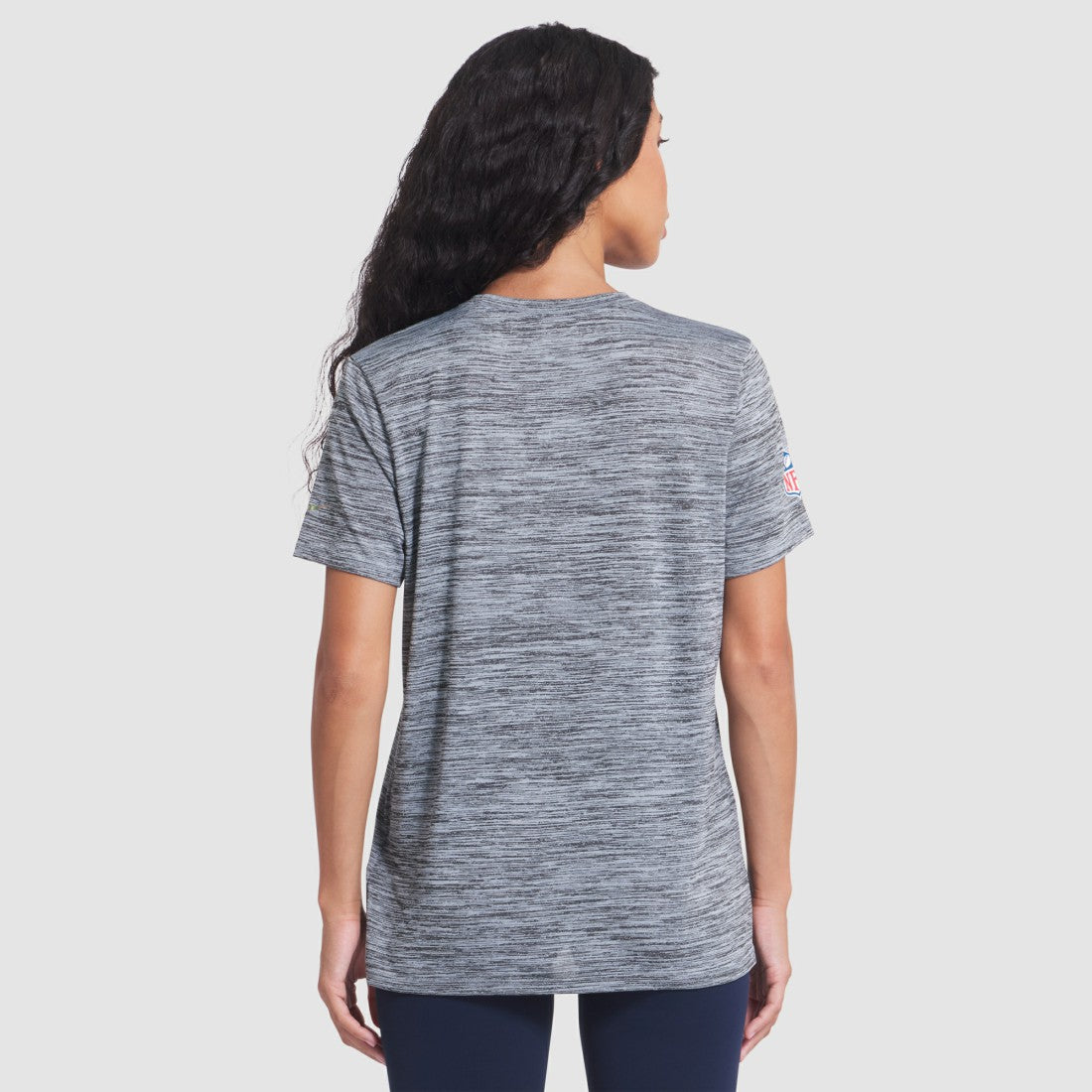 Seattle Seahawks Women's 2025 Rivalries Collection Sideline Velocity Dri-FIT T-Shirt - Wolf Gray T-shirts