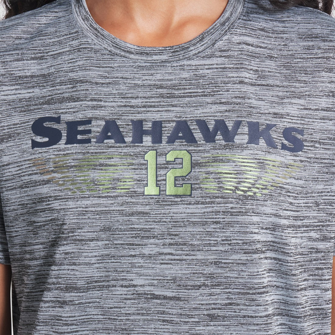 Seattle Seahawks Women's 2025 Rivalries Collection Sideline Velocity Dri-FIT T-Shirt - Wolf Gray T-shirts