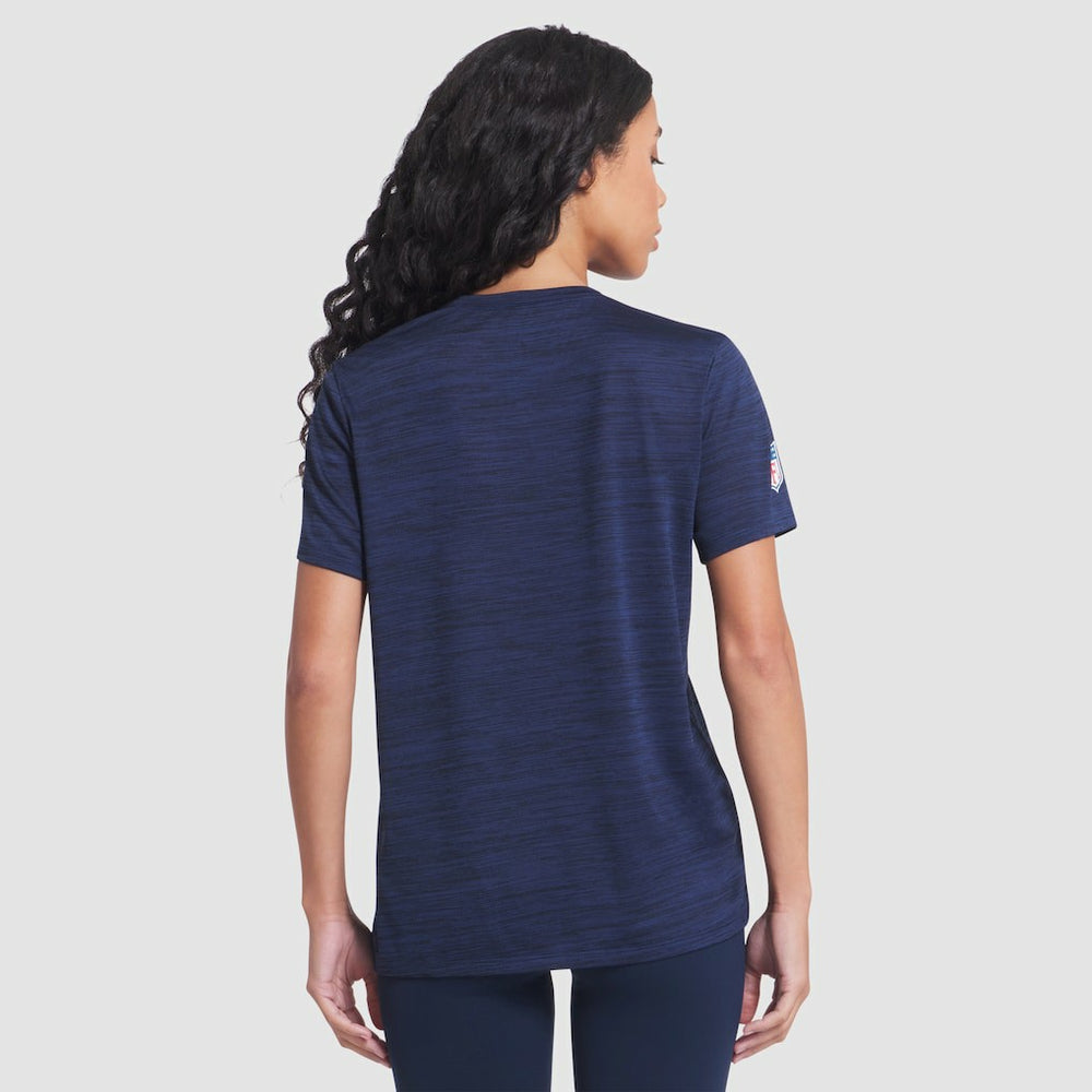 Los Angeles Rams Women's 2025 Rivalries Collection Sideline Velocity Dri-FIT T-Shirt - Midnight Blue T-shirts