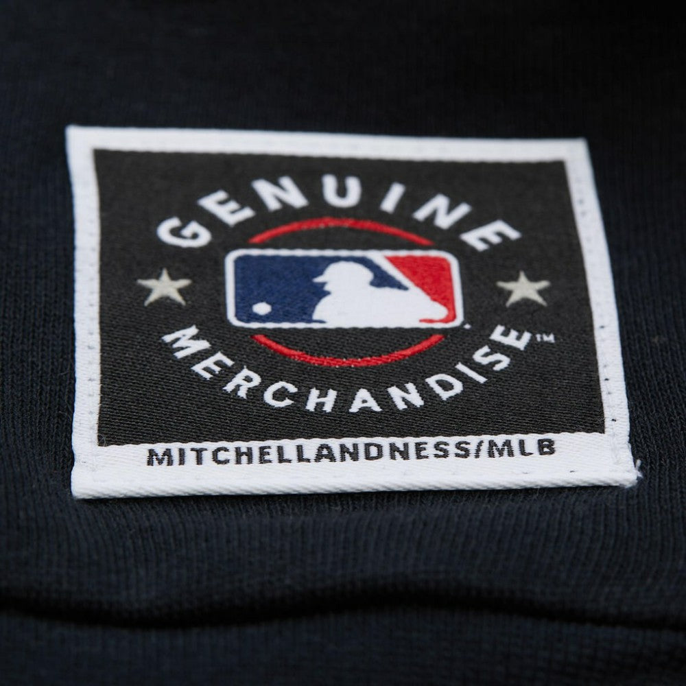 Milwaukee Brewers Mitchell & Ness Women's Cooperstown Collection Blocked Fleece Pullover Sweatshirt- Gray/Black Pullover