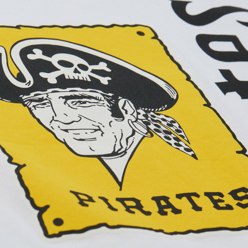 Pittsburgh Pirates Mitchell & Ness Women's Cooperstown Collection Boyfriend T-Shirt - White T-shirts