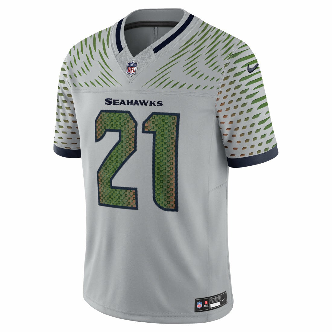 Devon Witherspoon Seattle Seahawks 2025 Rivalries Collection Limited Jersey - Wolf Gray Jerseys