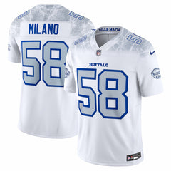 Matt Milano Buffalo Bills 2025 Rivalries Collection Limited Jersey - White Jerseys