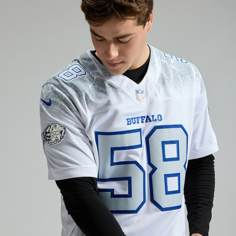 Matt Milano Buffalo Bills 2025 Rivalries Collection Limited Jersey - White Jerseys