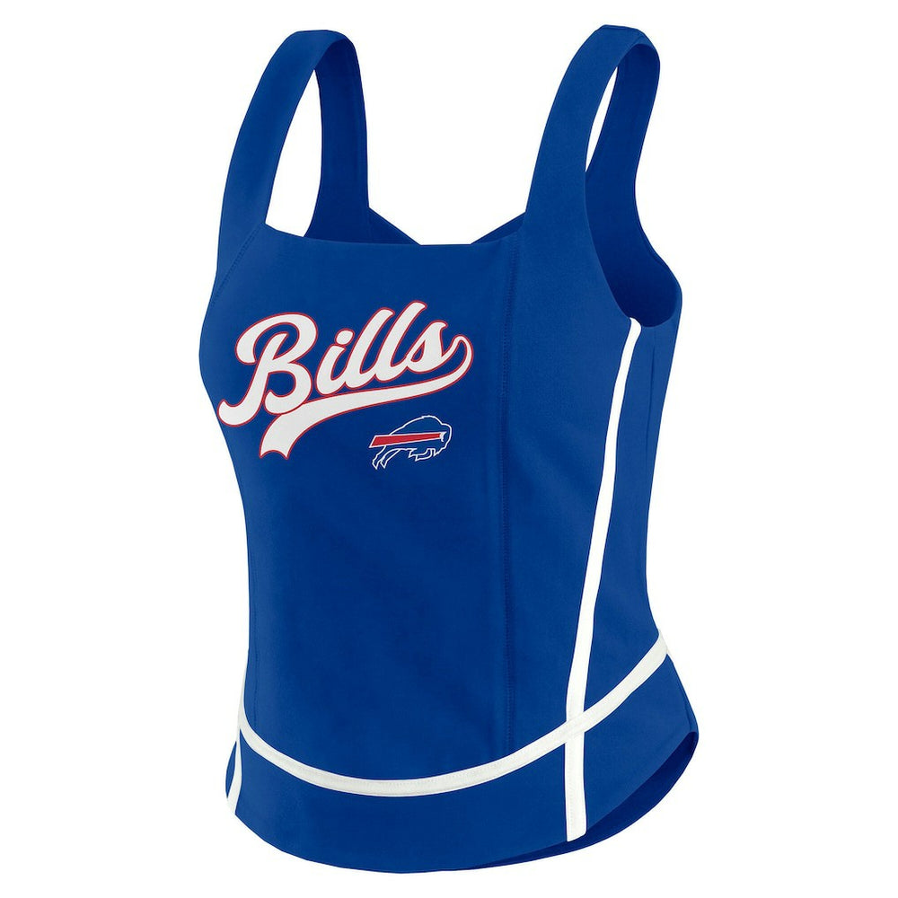 Buffalo Bills WEAR by Erin Andrews Women's Square Neck Tank Top - Royal Tops