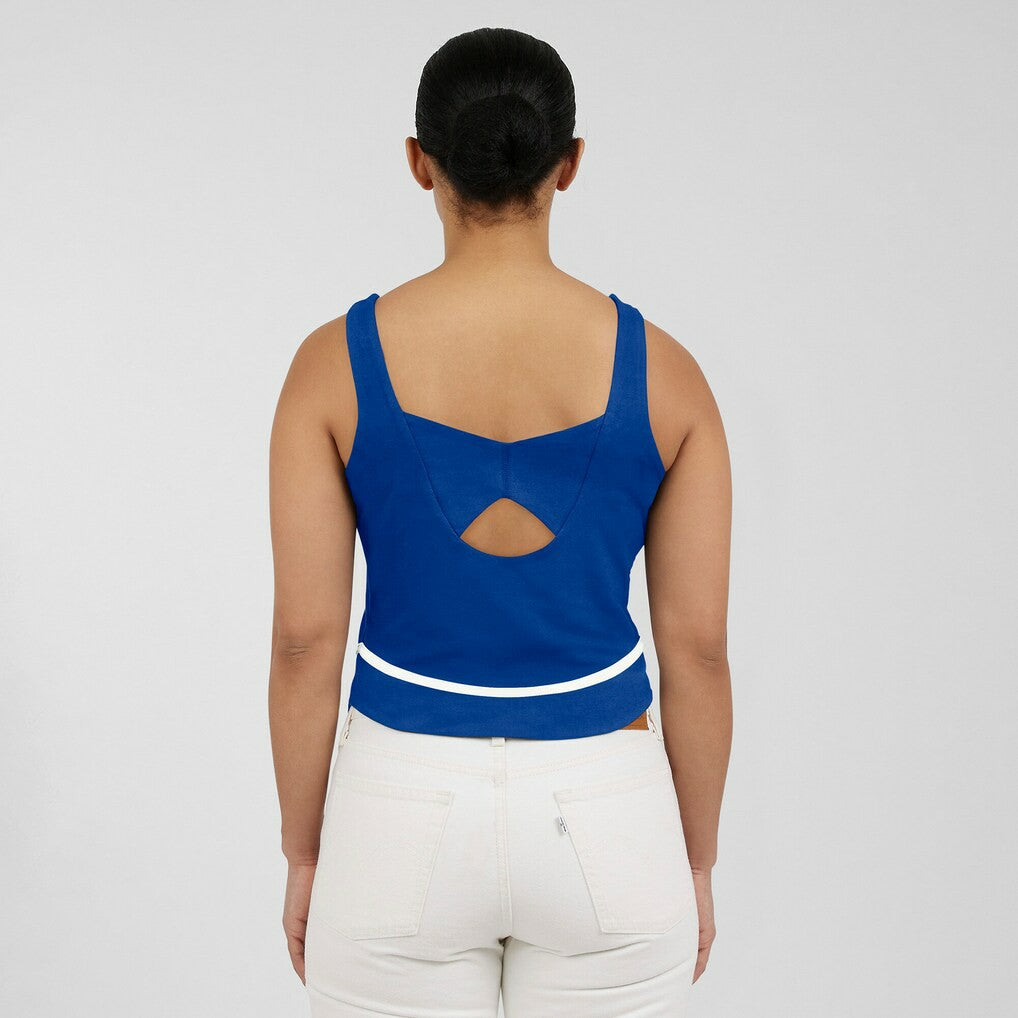 Buffalo Bills WEAR by Erin Andrews Women's Square Neck Tank Top - Royal Tops