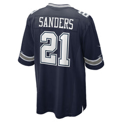 Deion Sanders Dallas Cowboys Team Retired Player Game Jersey - Navy Jerseys