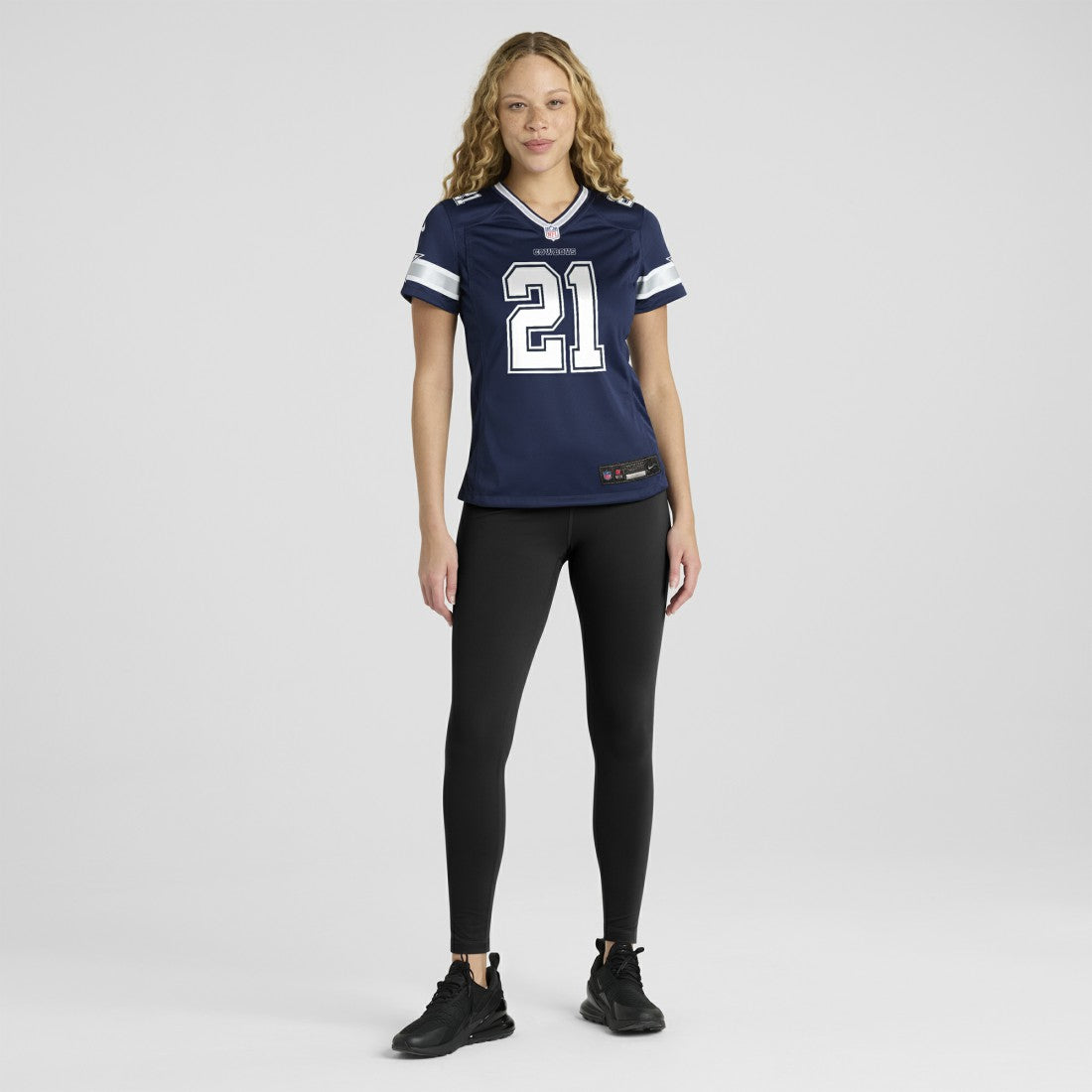 Deion Sanders Dallas Cowboys Women's Team Retired Player Game Jersey - Navy Jerseys
