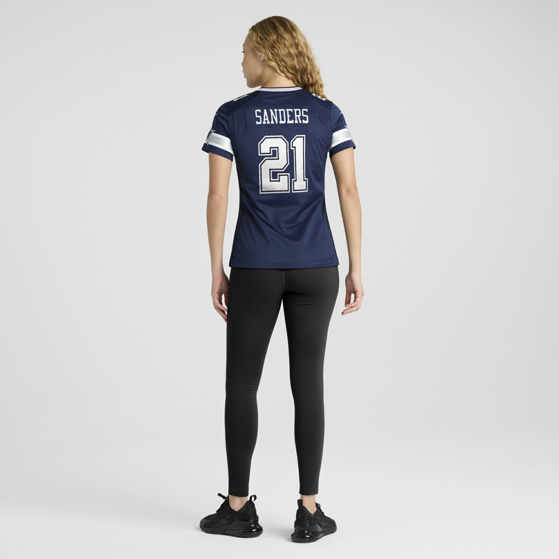 Deion Sanders Dallas Cowboys Women's Team Retired Player Game Jersey - Navy Jerseys