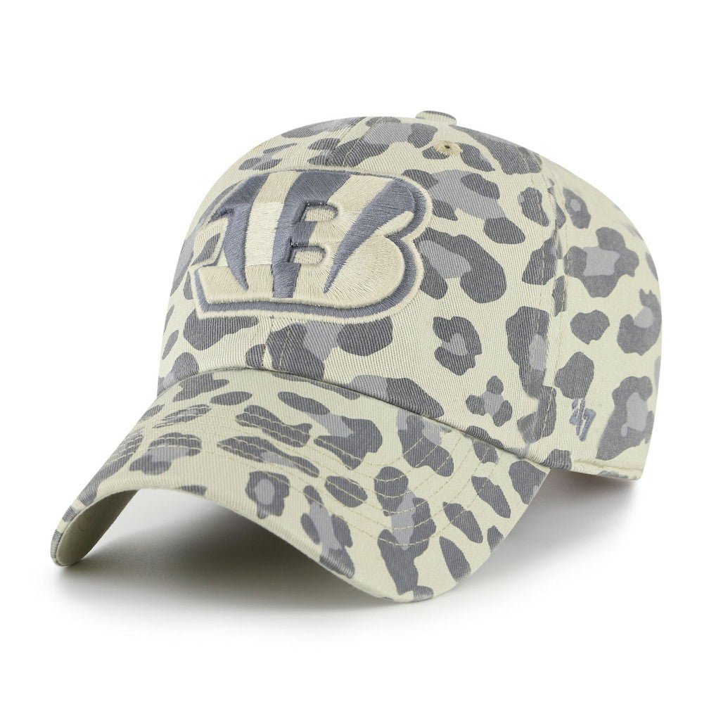 Cincinnati Bengals '47 Women's Bagheera Clean Up Adjustable Hat - Gray Hats