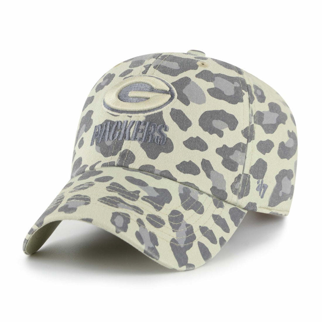 Green Bay Packers '47 Women's Bagheera Clean Up Adjustable Hat - Gray Hats