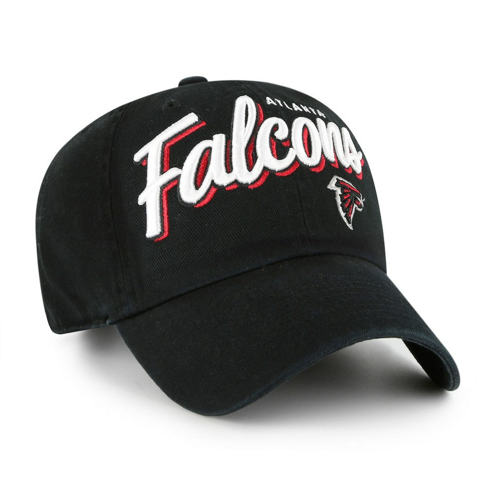 Atlanta Falcons '47 Women's Ariana Clean Up Adjustable Hat - Black Hats