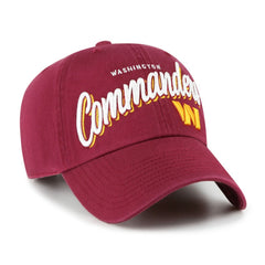 Washington Commanders '47 Women's Ariana Clean Up Adjustable Hat - Burgundy Hats