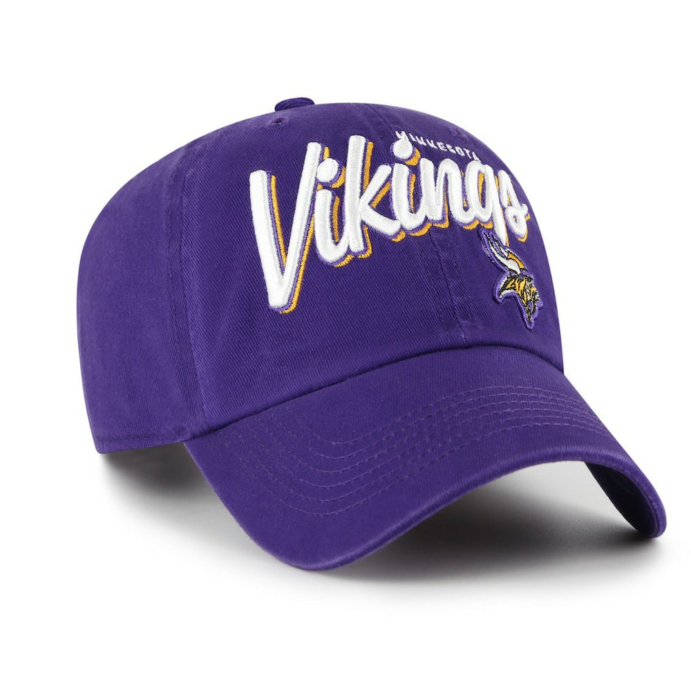 Minnesota Vikings '47 Women's Ariana Clean Up Adjustable Hat - Purple Hats