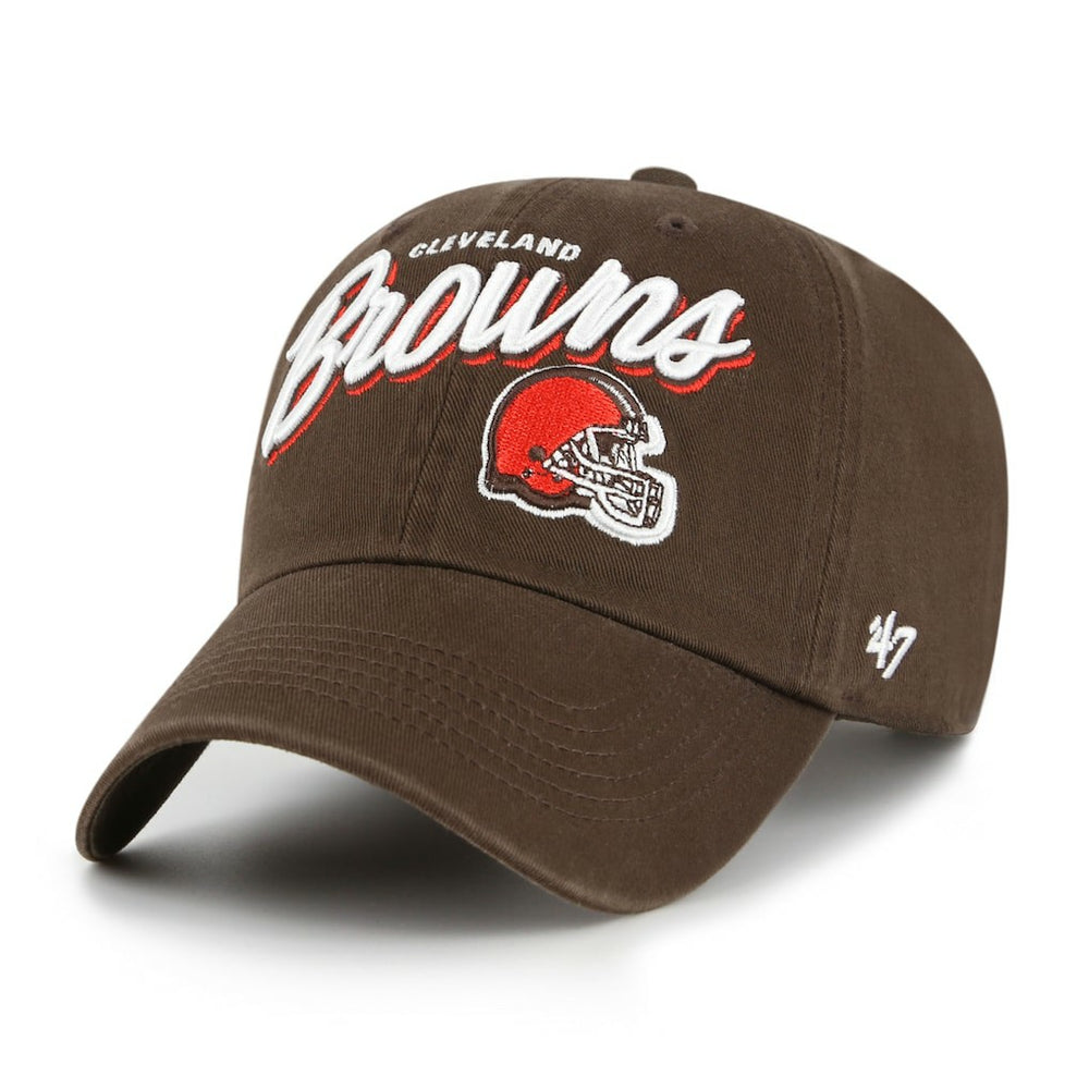 Cleveland Browns '47 Women's Ariana Clean Up Adjustable Hat - Brown Hats