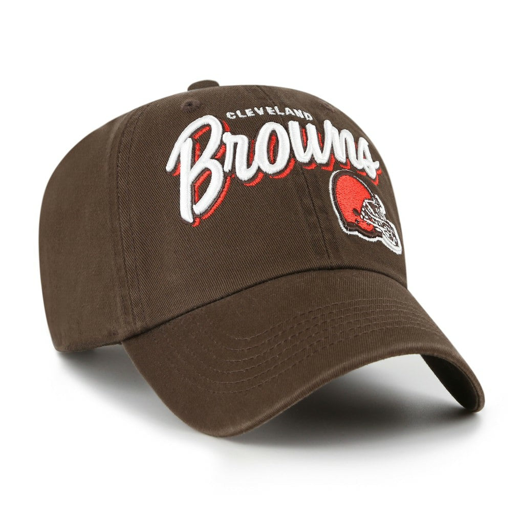 Cleveland Browns '47 Women's Ariana Clean Up Adjustable Hat - Brown Hats