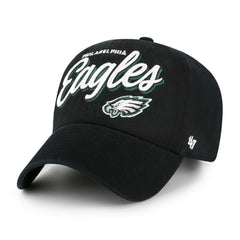 Philadelphia Eagles '47 Women's Ariana Clean Up Adjustable Hat - Black Hats
