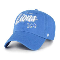 Detroit Lions '47 Women's Ariana Clean Up Adjustable Hat - Blue Hats