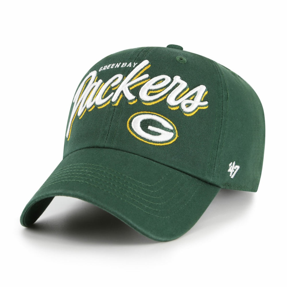 Green Bay Packers '47 Women's Ariana Clean Up Adjustable Hat - Green Hats