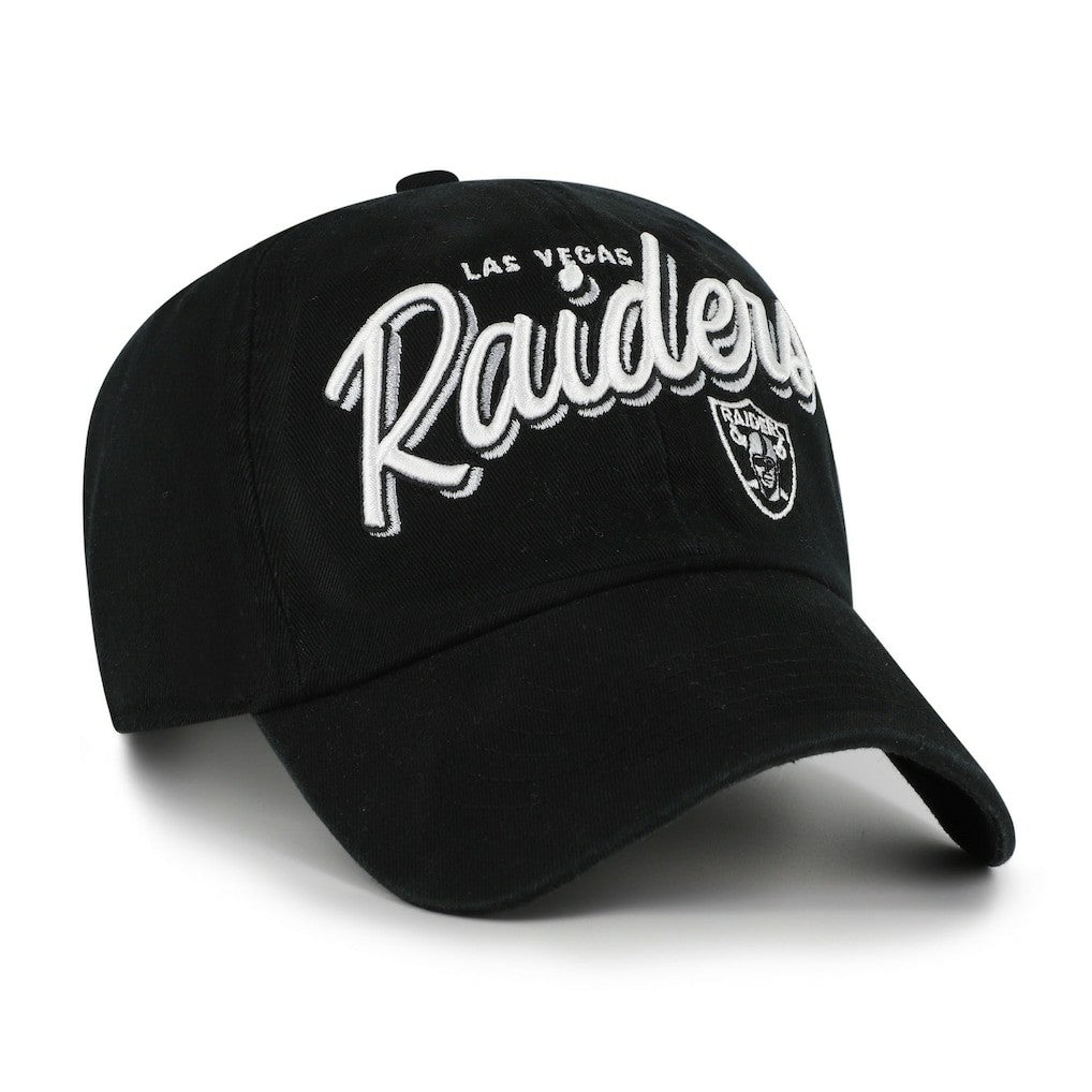 Las Vegas Raiders '47 Women's Ariana Clean Up Adjustable Hat - Black Hats