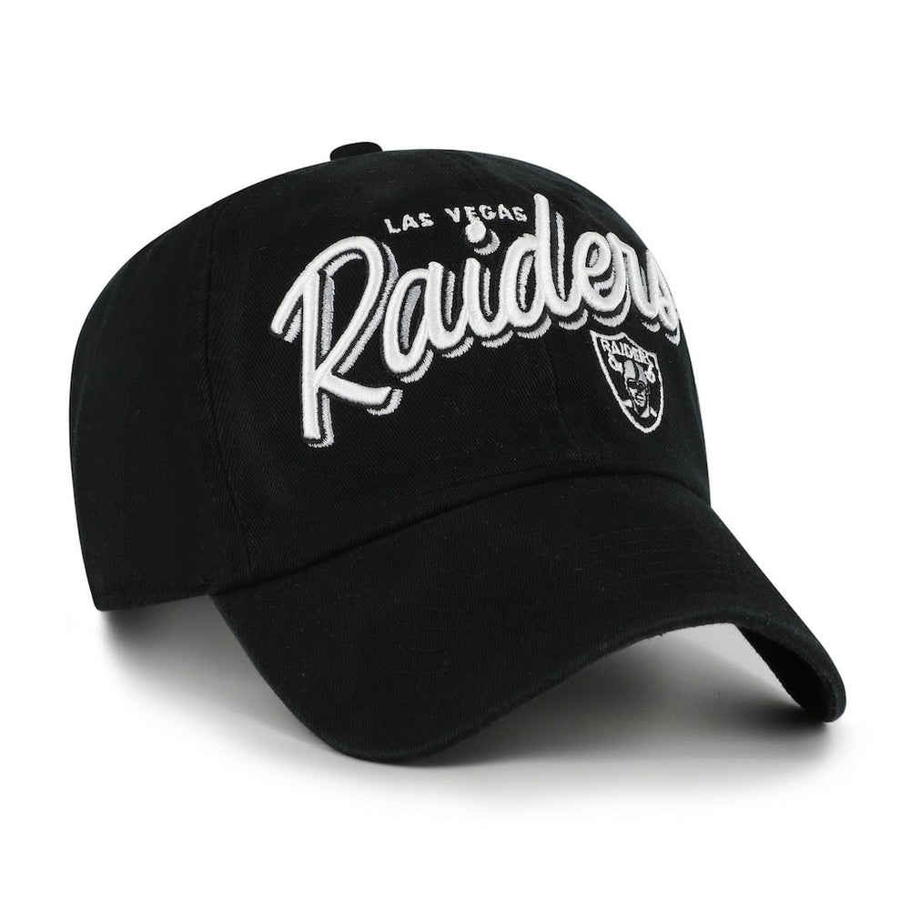 Las Vegas Raiders '47 Women's Ariana Clean Up Adjustable Hat - Black Hats