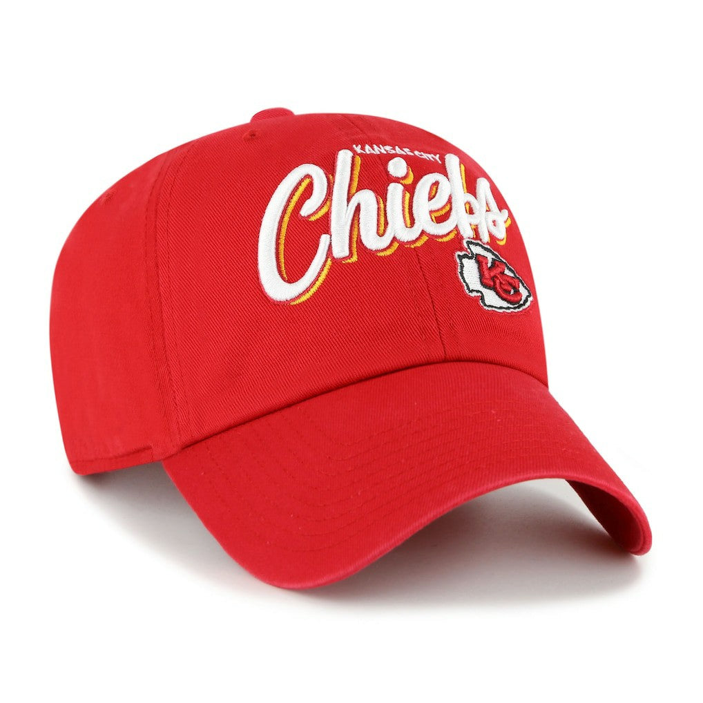Kansas City Chiefs '47 Women's Ariana Clean Up Adjustable Hat - Red Hats
