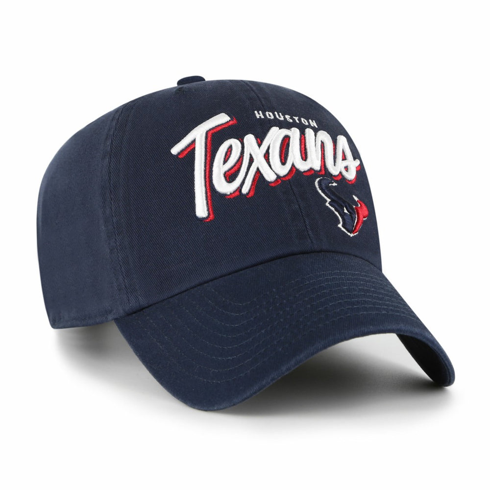 Houston Texans '47 Women's Ariana Clean Up Adjustable Hat - Navy Hats