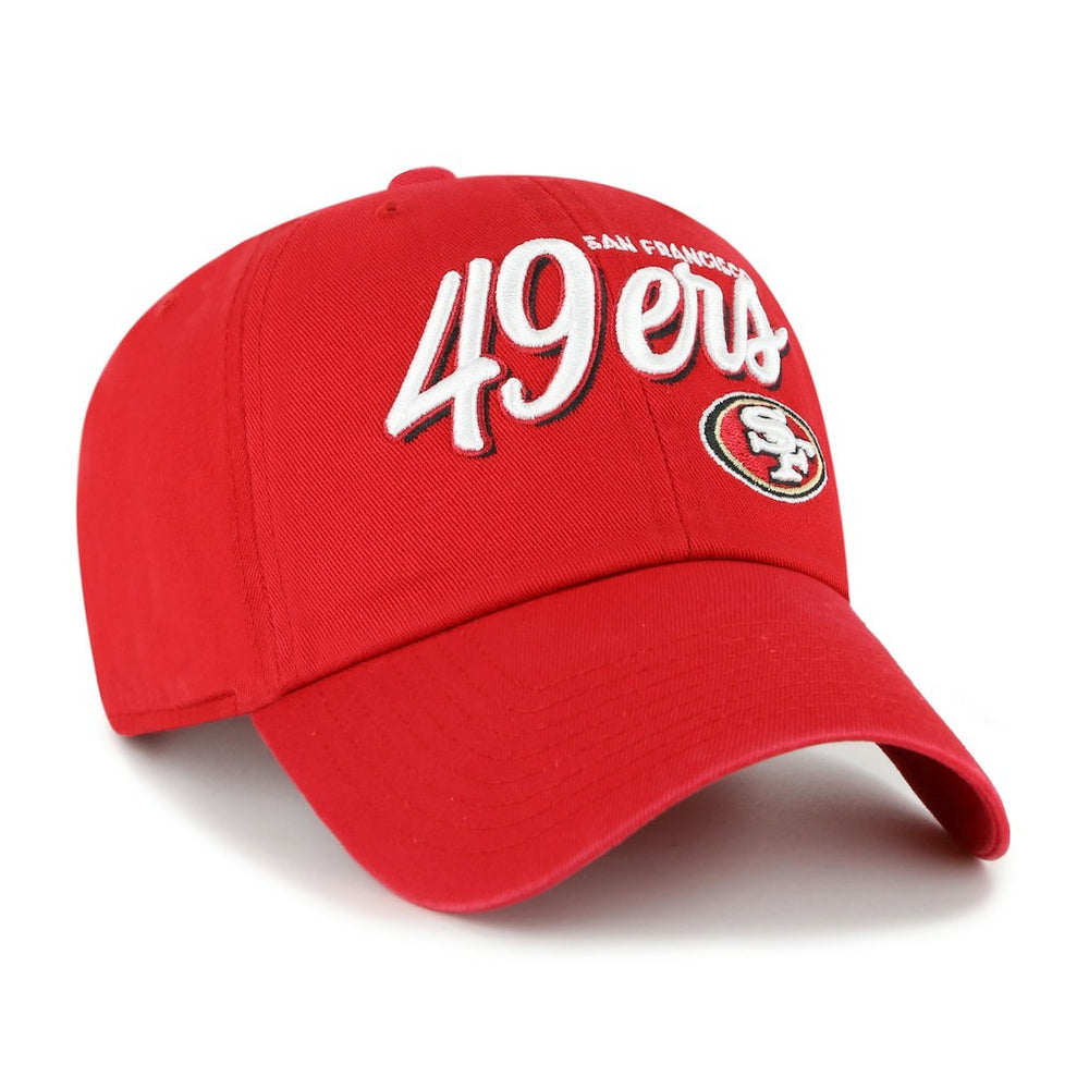 San Francisco 49ers '47 Women's Ariana Clean Up Adjustable Hat - Scarlet Hats