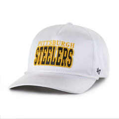Pittsburgh Steelers '47 Women's Outspoken Hitch Adjustable Hat - White Hats