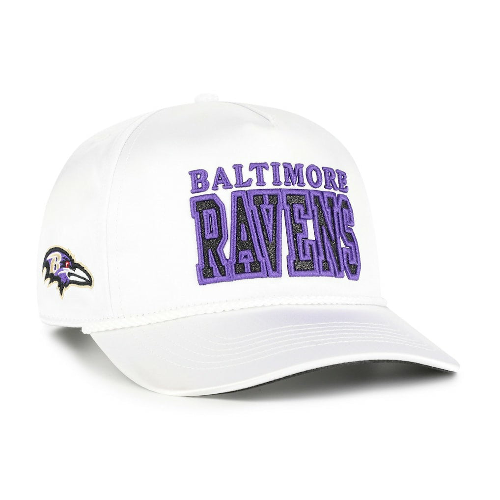 Baltimore Ravens '47 Women's Outspoken Hitch Adjustable Hat - White Hats
