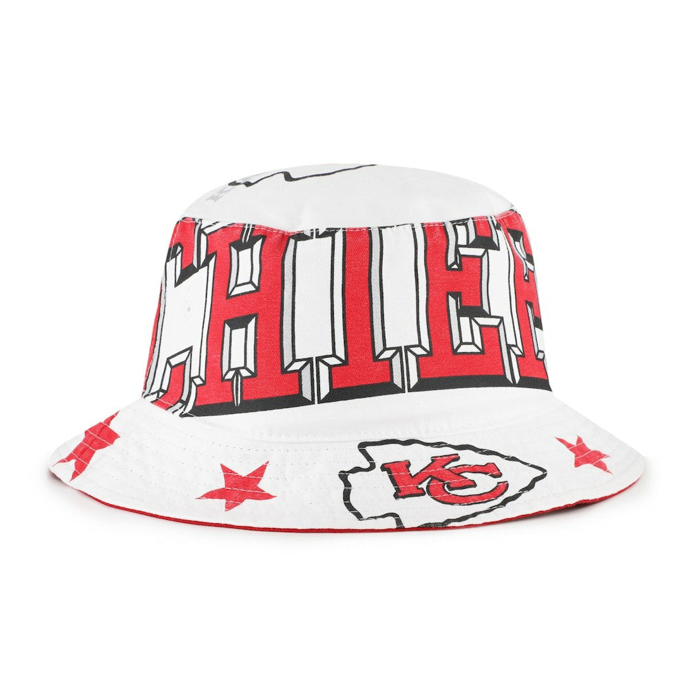 Kansas City Chiefs '47 Women's Energize Bucket Hat - White Hats