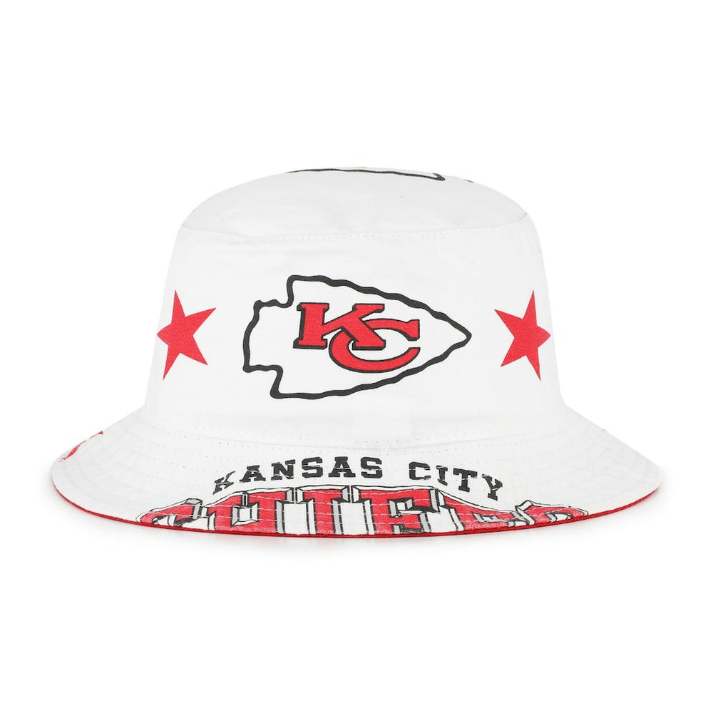 Kansas City Chiefs '47 Women's Energize Bucket Hat - White Hats