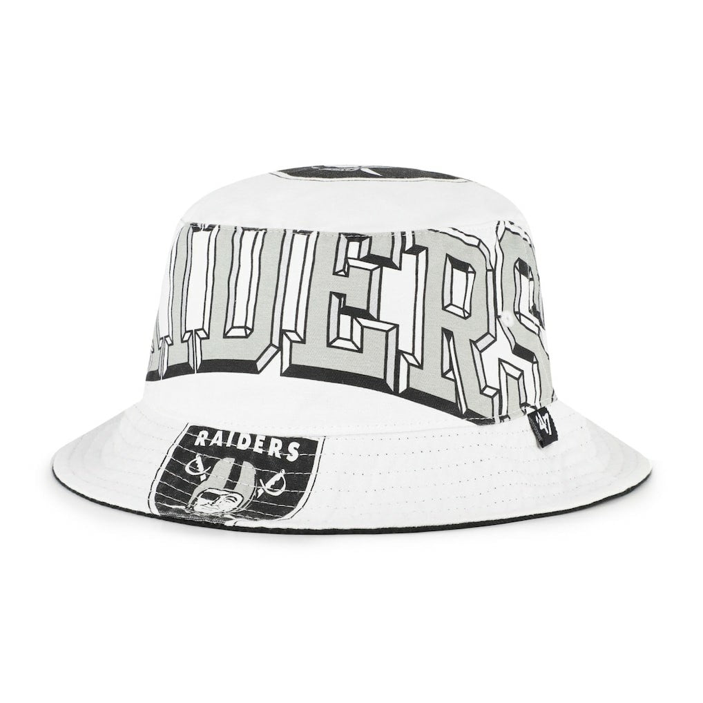 Las Vegas Raiders '47 Women's Energize Bucket Hat - White Hats