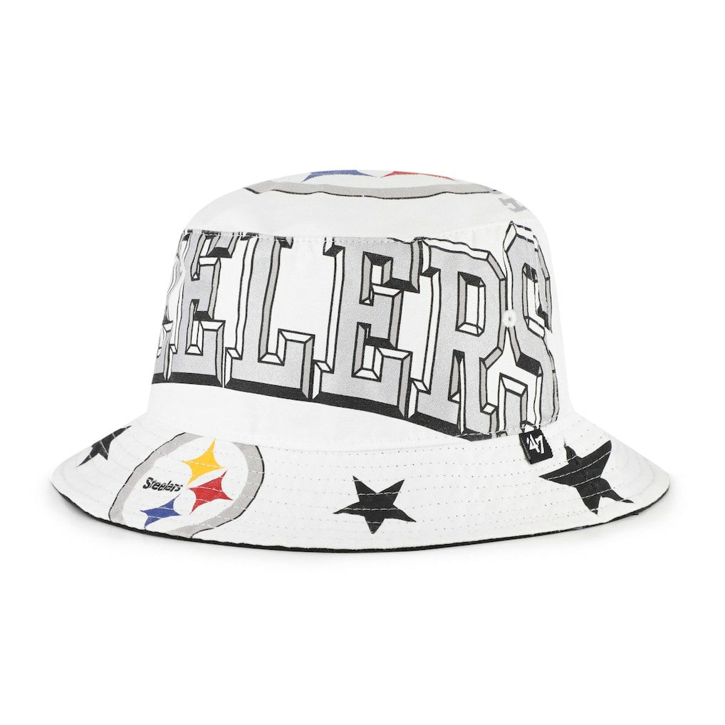 Pittsburgh Steelers '47 Women's Energize Bucket Hat - White Hats