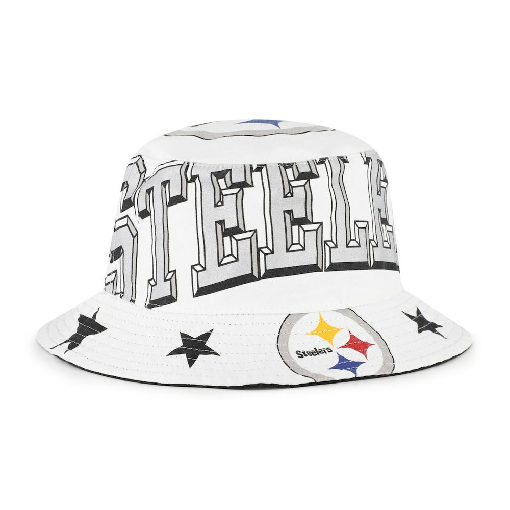 Pittsburgh Steelers '47 Women's Energize Bucket Hat - White Hats