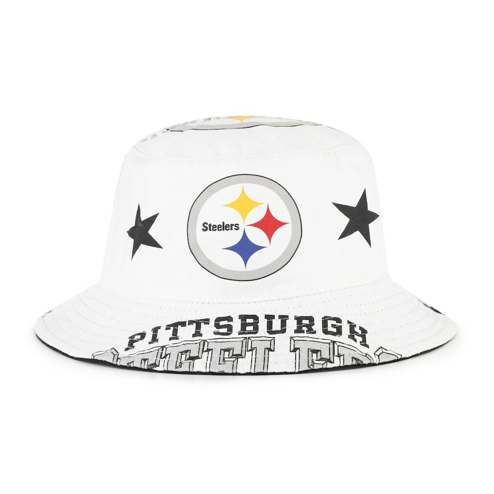 Pittsburgh Steelers '47 Women's Energize Bucket Hat - White Hats
