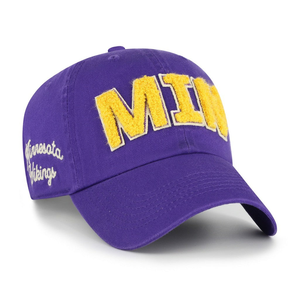 Minnesota Vikings '47 Women's Zoey Clean Up Adjustable Hat - Purple Hats