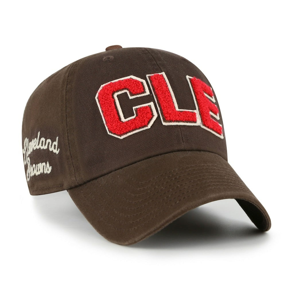 Cleveland Browns '47 Women's Zoey Clean Up Adjustable Hat - Brown Hats