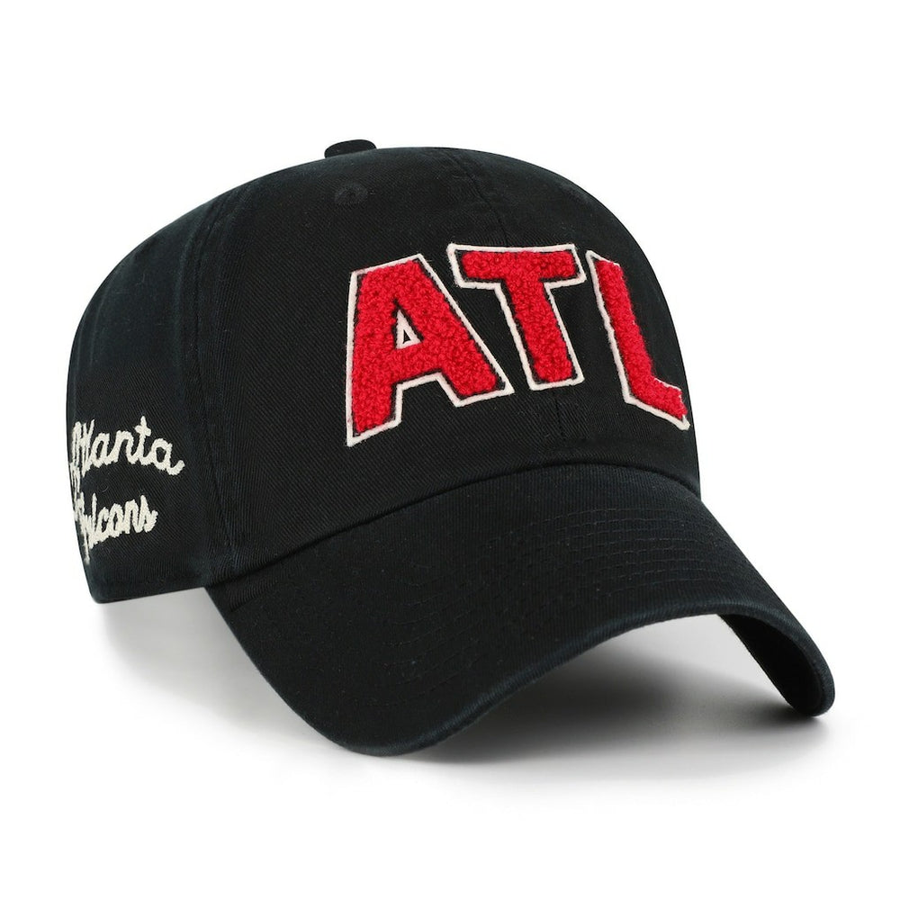Atlanta Falcons '47 Women's Zoey Clean Up Adjustable Hat - Black Hats