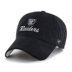 Las Vegas Raiders '47 Women's Spirited Clean Up Adjustable Hat - Black Hats