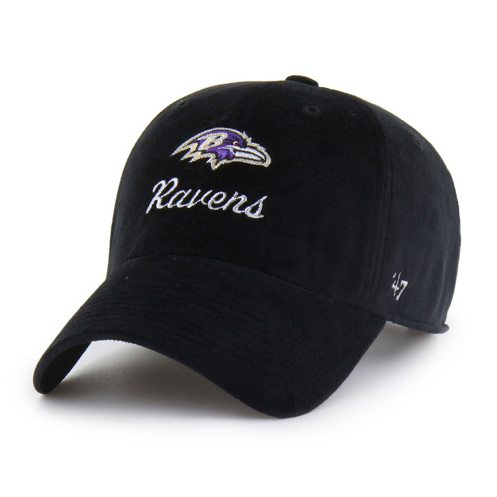 Baltimore Ravens '47 Women's Spirited Clean Up Adjustable Hat - Black Hats