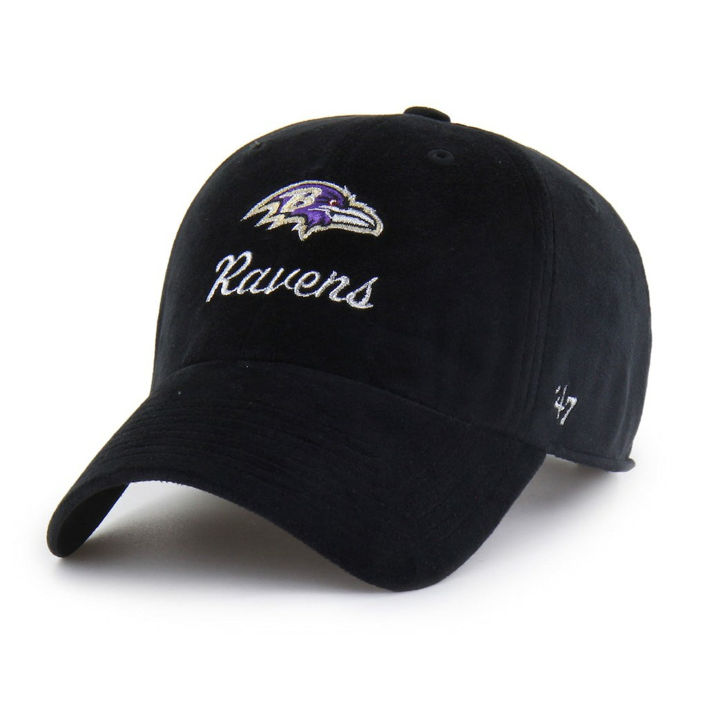 Baltimore Ravens '47 Women's Spirited Clean Up Adjustable Hat - Black Hats