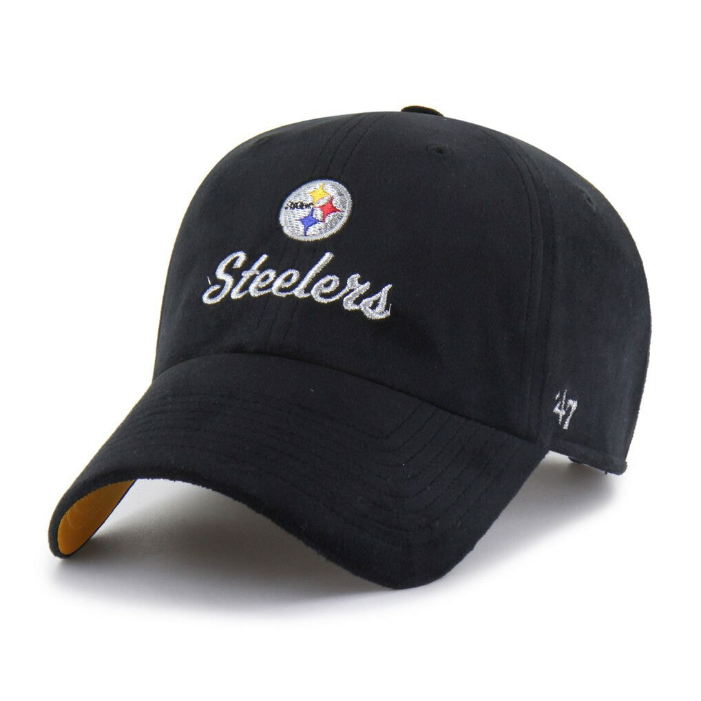 Pittsburgh Steelers '47 Women's Spirited Clean Up Adjustable Hat - Black Hats