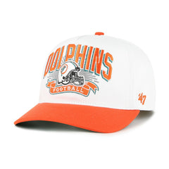 Miami Dolphins '47 Youth Prime Play Hitch Adjustable Hat - White/Orange Hats