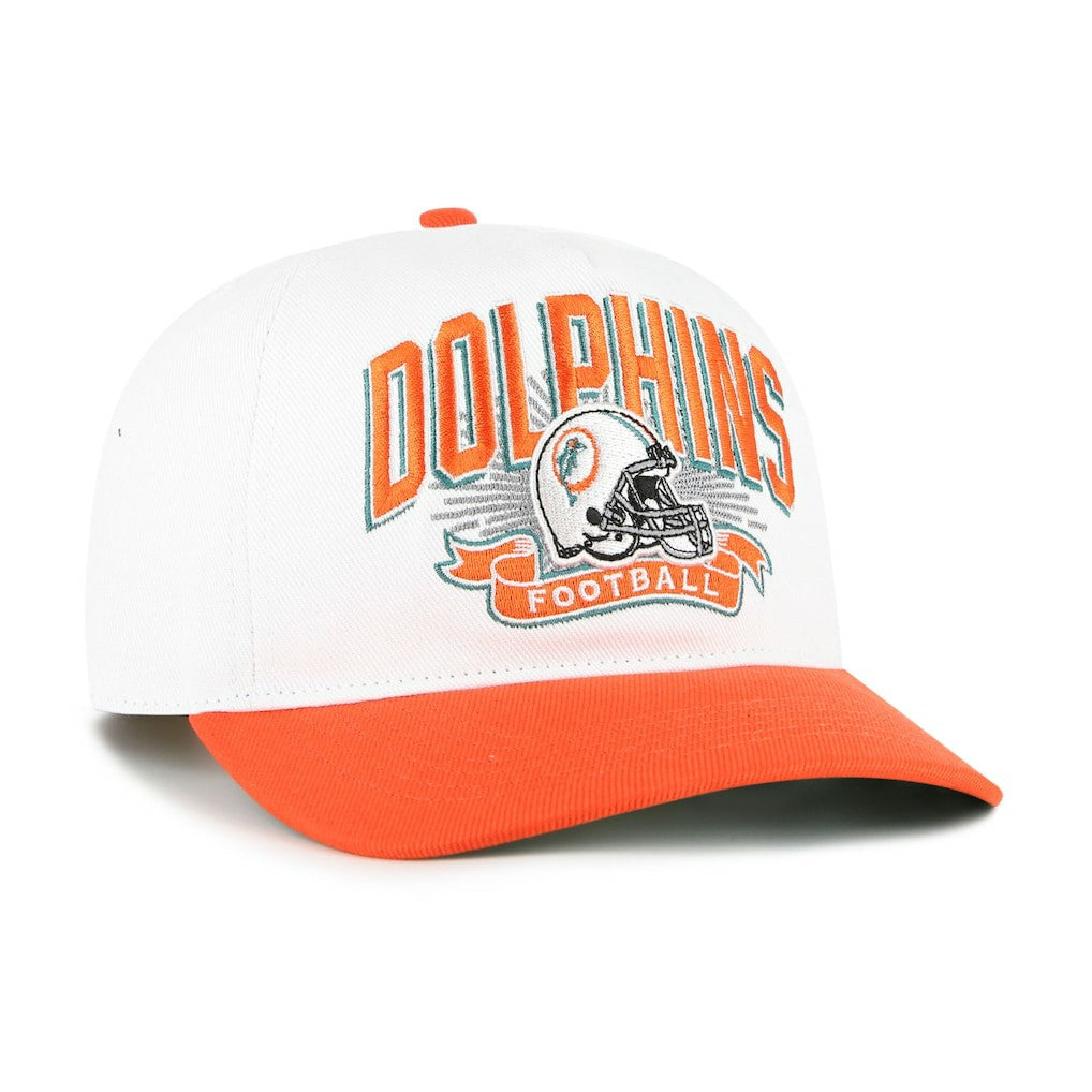 Miami Dolphins '47 Youth Prime Play Hitch Adjustable Hat - White/Orange Hats