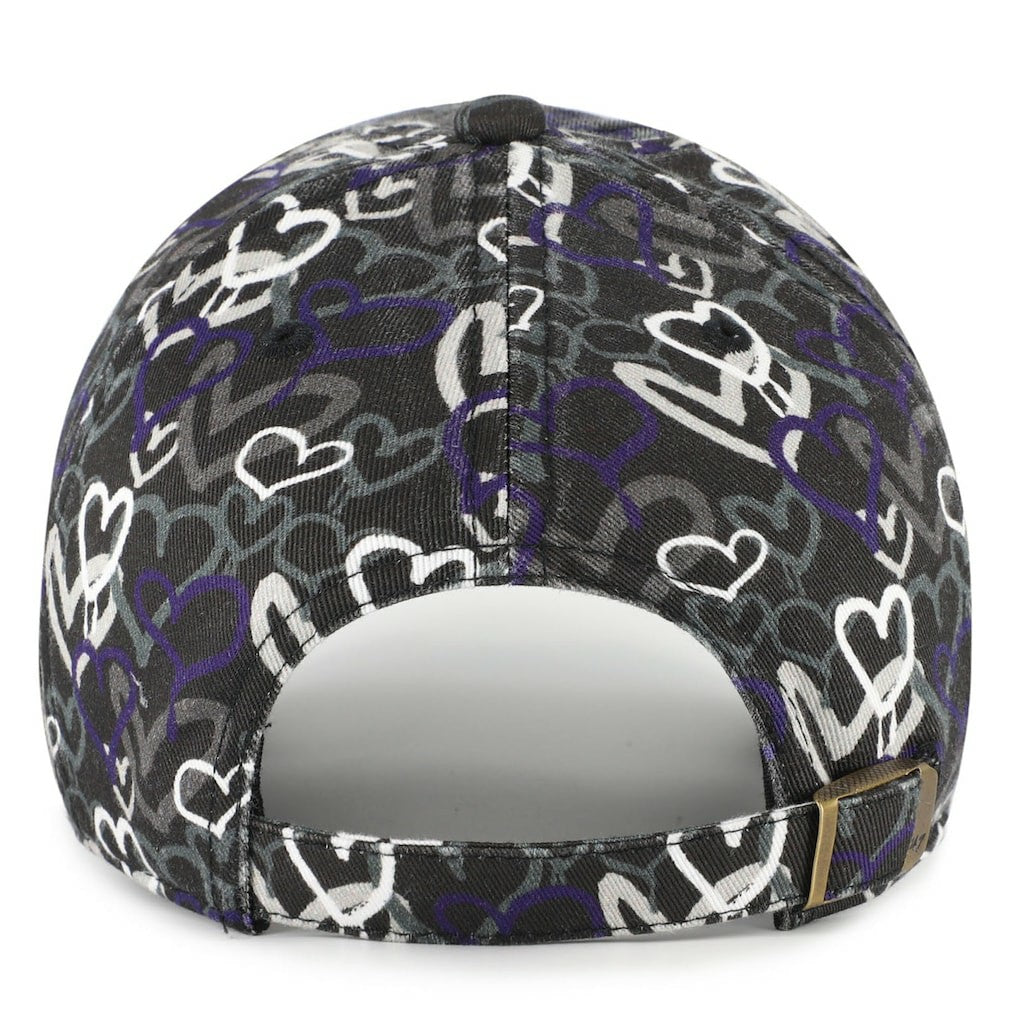 Baltimore Ravens '47 Girls Youth Mural Clean Up Adjustable Hat - Black Hats