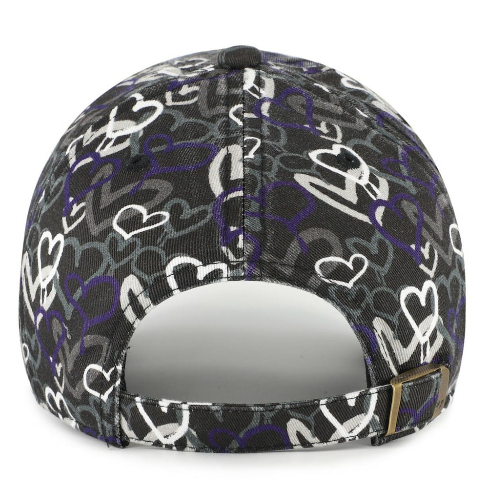 Baltimore Ravens '47 Girls Youth Mural Clean Up Adjustable Hat - Black Hats